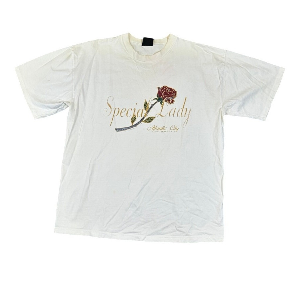 Vintage Changes Special Lady Atlantic City Rose T-Shirt White XL Single Stitch